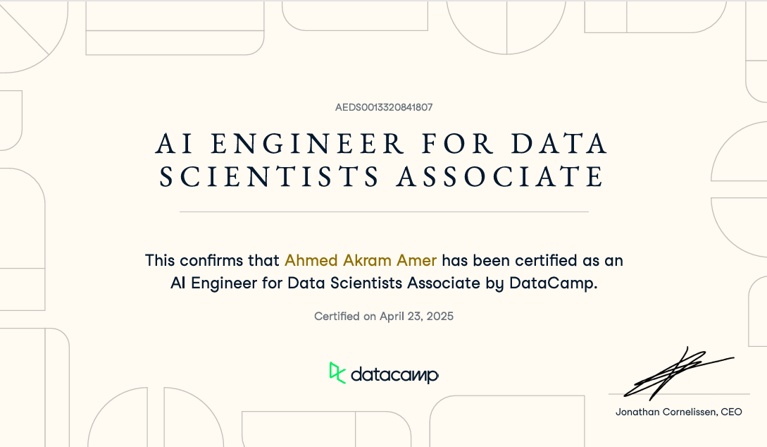 AI Engineer For Data Scientists Associate